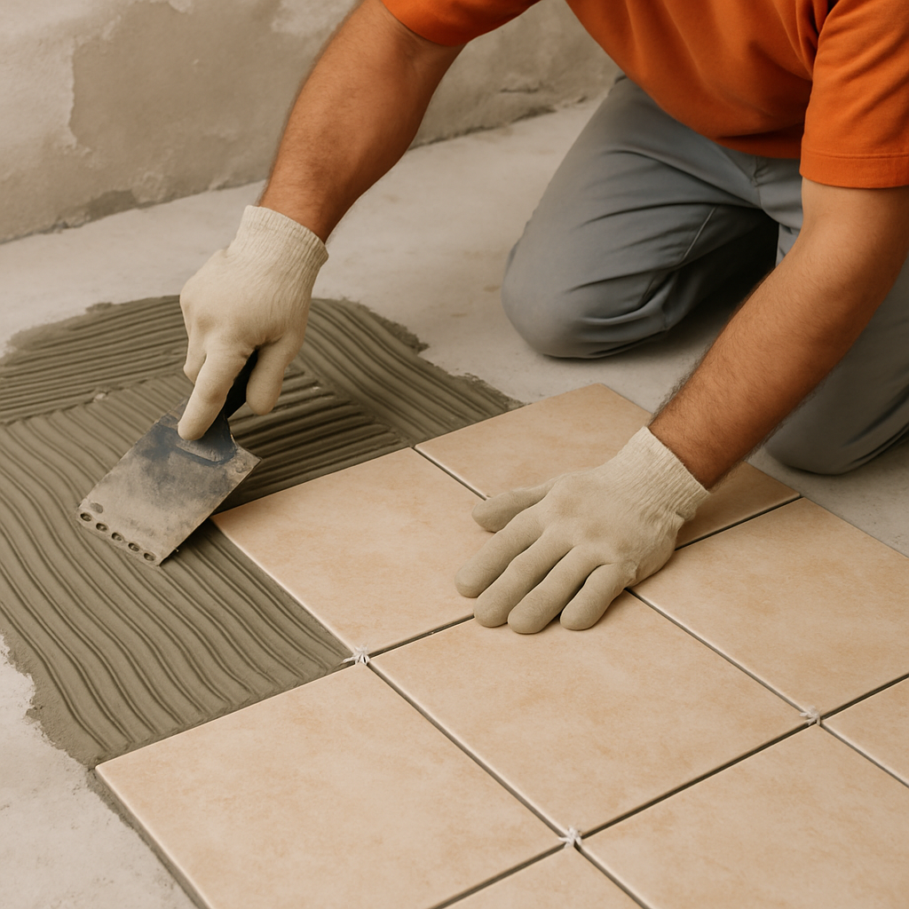 Tile Fixing Contractors in Dubai