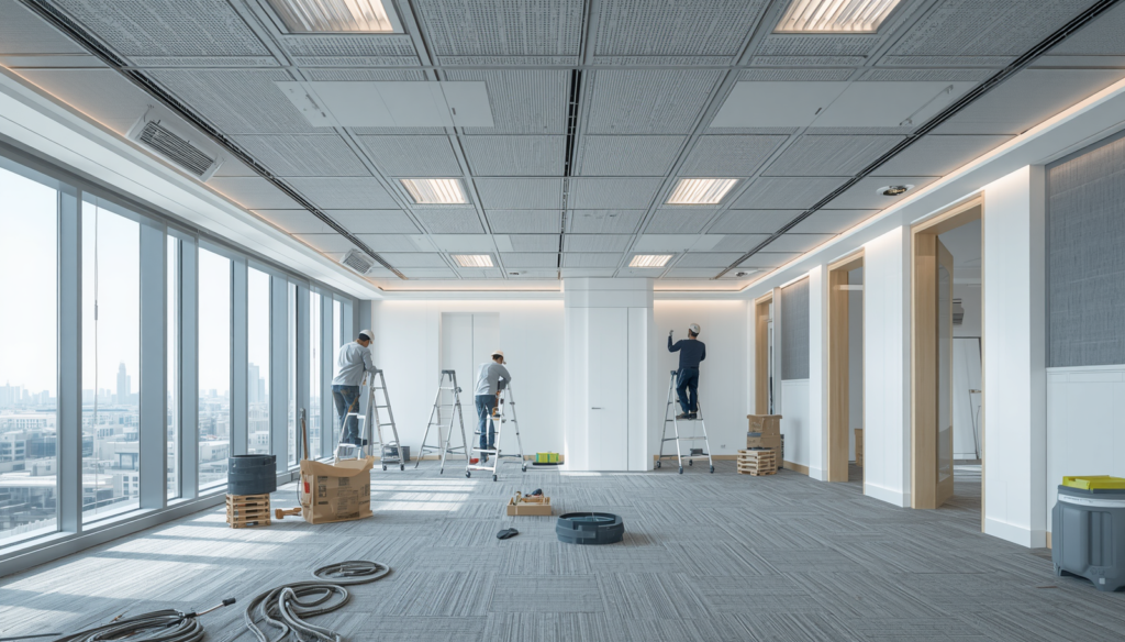 Ceiling and Partition Work in Dubai