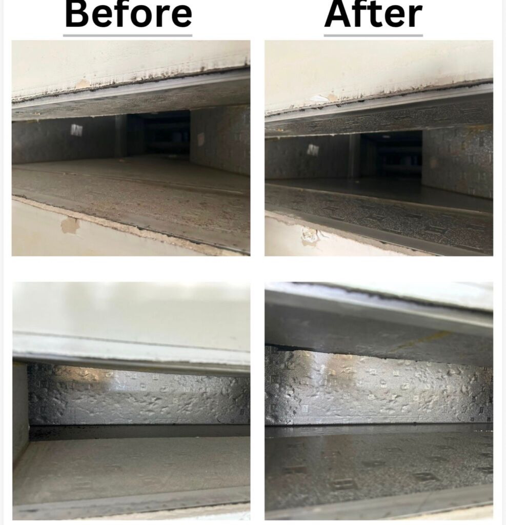 Dust keeps returning after cleaning due to a dirty AC filter