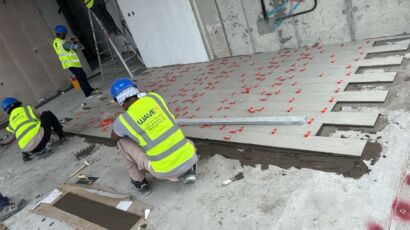 Villa wall tile installation Dubai