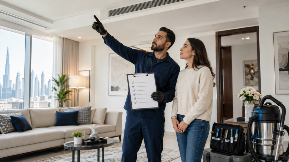 AC duct cleaning checklist for a Dubai apartment