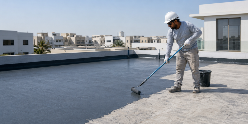 Roof waterproofing services in Dubai by Wavex