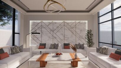 Modern villa interior renovation in Dubai