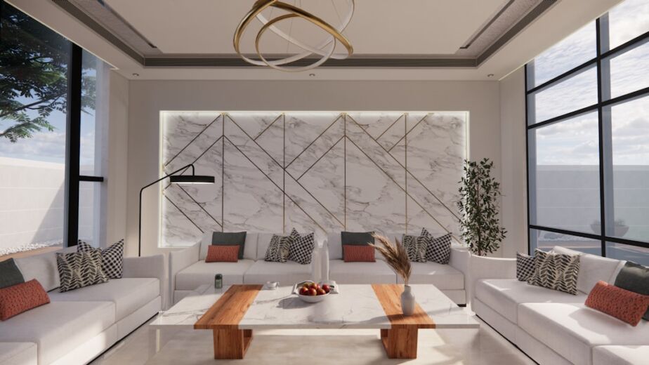 Modern villa interior renovation in Dubai
