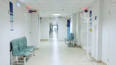 Hospital corridor illustrating the environment covered by a healthcare cleaning workforce plan